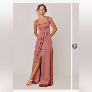Revelry Dusty Rose Whitney Satin